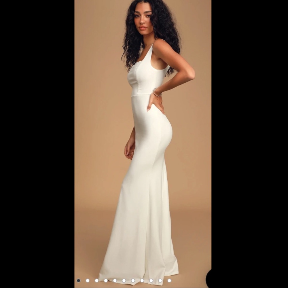 NWT!💞 Lulus Sweetest Thing White Maxi Dress - Size Medium